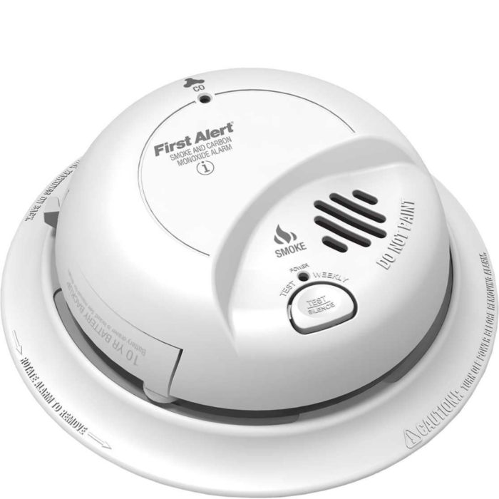 First Alert BRK SC9120LBL Hardwire AC Smoke and Carbon Monoxide Combination Alarm