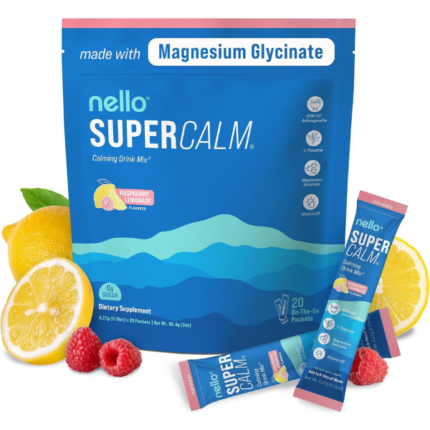 Supercalm Powdered Drink Mix Supplements for Relaxation & Focus No Sugar