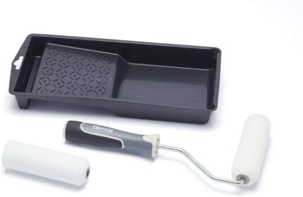 Woodwork Mini Gloss Roller Set with Tray and Frame